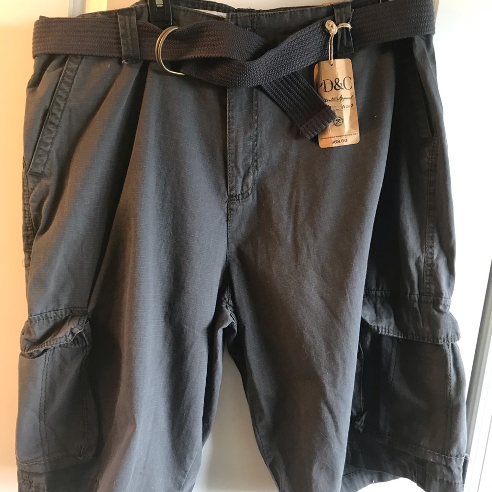 PD&C Paper Denim & Cloth gray shorts sz 42 NWT